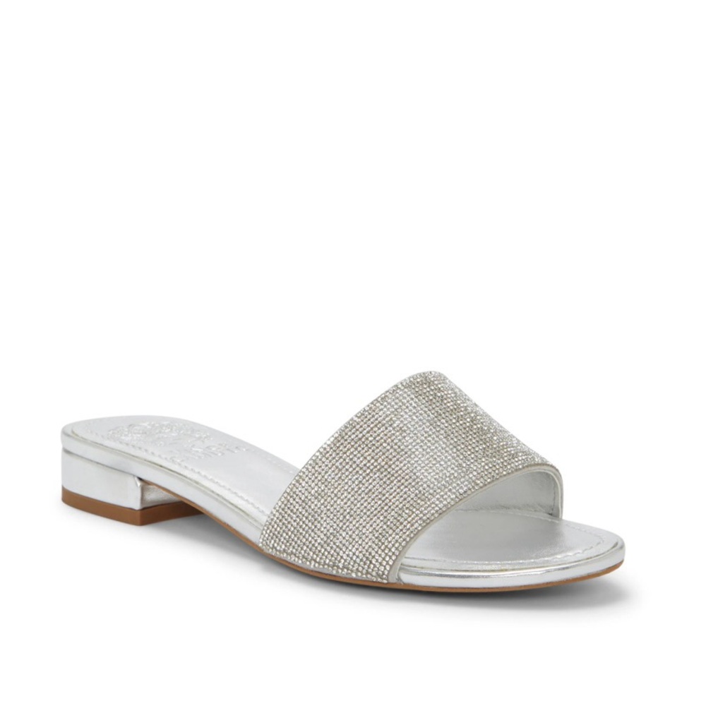 Vince Camuto Silver Meren Slide Sandals size 9